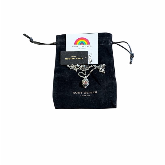 Kurt Geiger Jewelry - Kurt Geiger Silver Necklace with Crystal Details